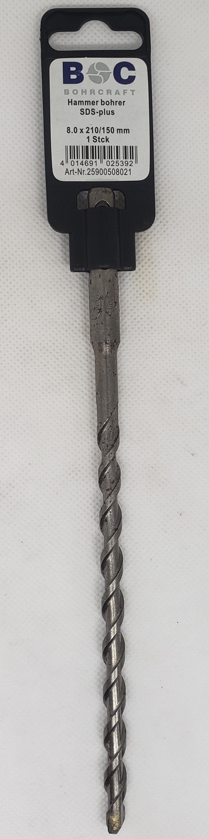 SDS + Shank Drill Bit 8x150x210mm=5/16"x6"x8.3/8"  -  [ BOH SDS 08.0/210 ]