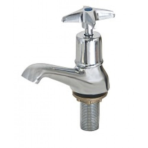 1/2"" Chrome Basin Tap / Cock (EZ Flo - 90018)  -  [ XEZ BAS COCK 1/2 CHR ]