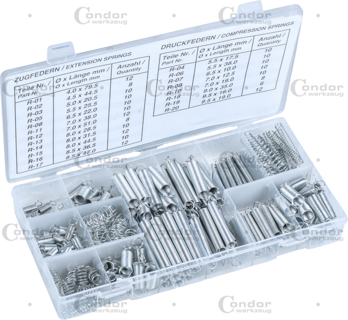 SPRING ASSORTMENT 200 PCS  - CONDOR [ PRA 9130 ]