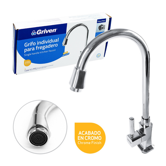 Single Handle Faucet (Lever, in Box) - GRIVEN [ GRI A367SH008A ]