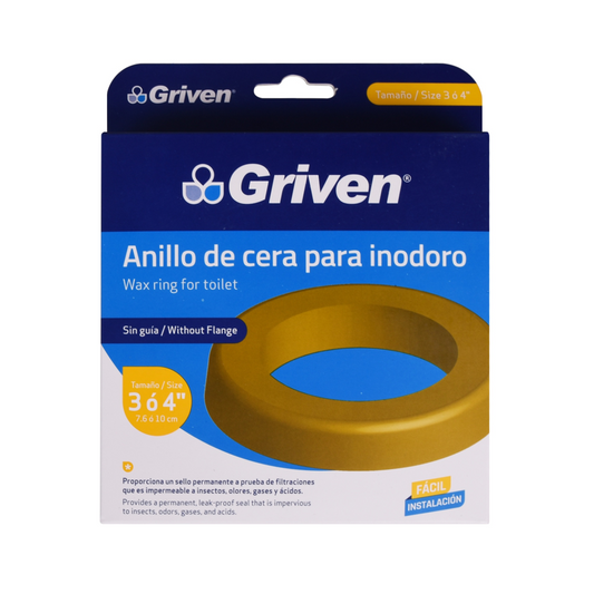 Toliet Bowl Wax with Flange - GRIVEN [ GRI A367WR001 ]