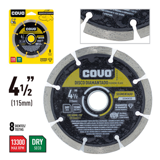 Diamond Disc 4.5" Segmented - COVO  -  [ COV 7A136G115CV ]