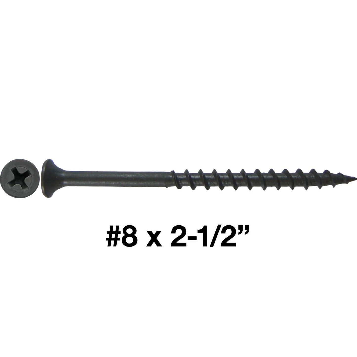 2 1/2 " x 8" Drywall Screws (ProQual)  -  [ XPQ DW SCR 2-1/2x8 ]