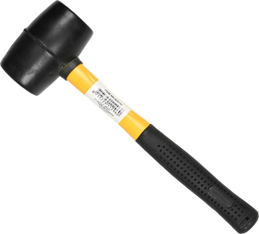 HAMMER RUBBER FIBRE HANDLE 16 OZ YELLOW  - INTER-BEN [ INT 005757 ]