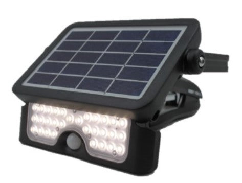 LED FLOODLIGHT SOLAR WITH MOTION SENSOR  - INTER-BEN [ INT 012078 ]