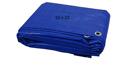 10 x 10 Tarpaulin (Reg) (Federalli)  -  [ XFD TARP REG 10x10 ]