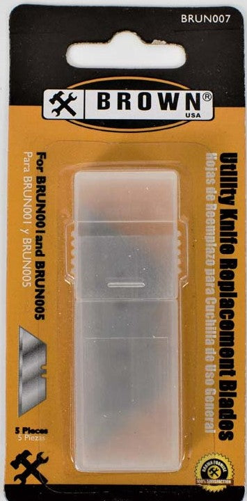 Pack of Utility Knife Blades (Brown)  -  [ XBR UT KNIFE BLADES ]