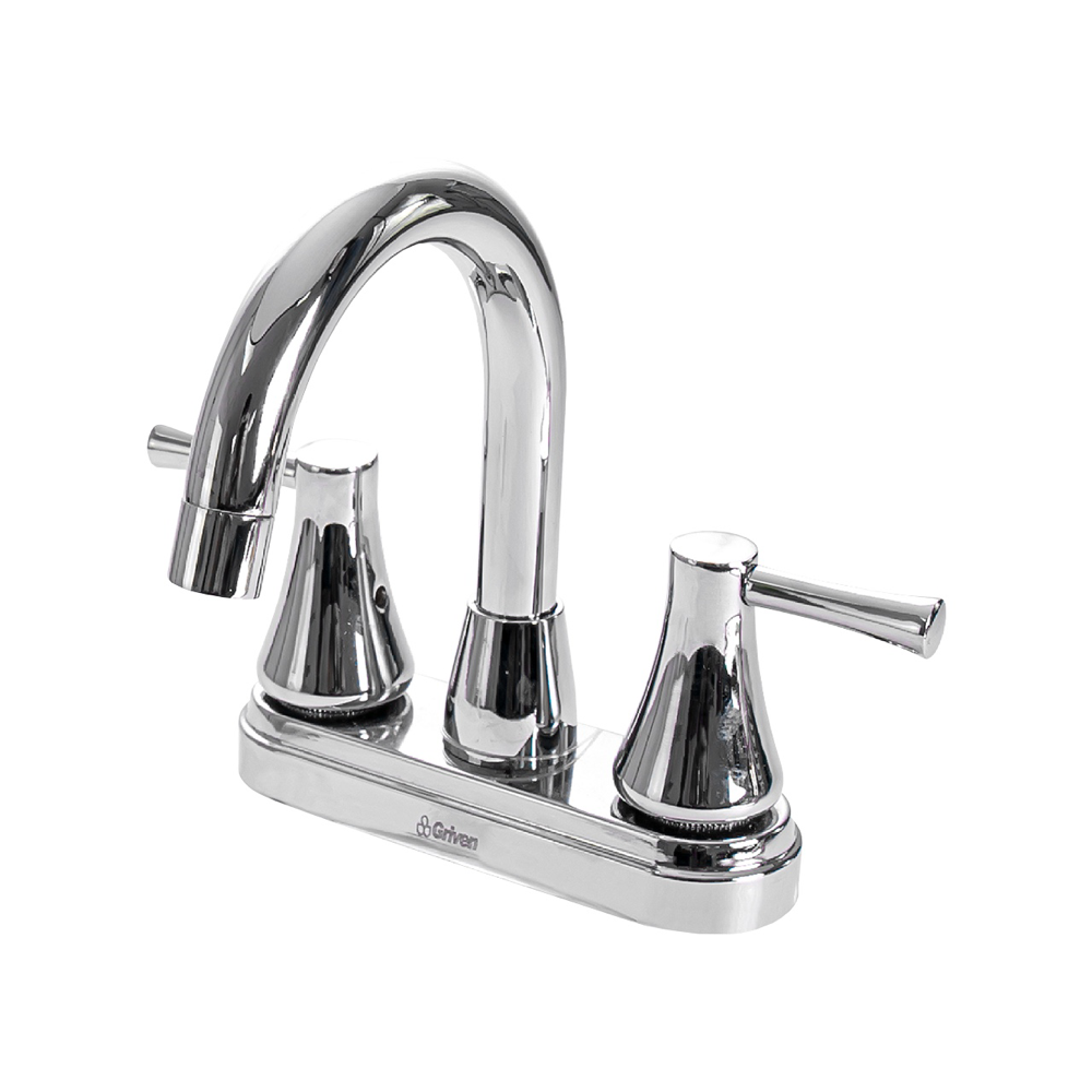 Basin Bathroom Mixer/Faucet Centerset CHROME, Leaver- Griven - [  GRI A367D1701 ]