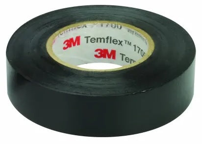 Roll of Black Electrical Tape  -  [ X3M ELEC TAPE BLK ]