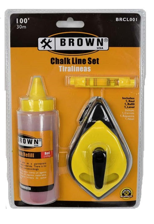 Chalk Line Powder Set - Brown  -  [ XBR BRCL001 ]