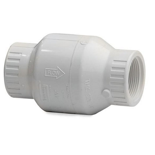 1/2" PVC Check Valve (Soft Spring)  -  [ XXX PVC CHKVALV 1/2 ]