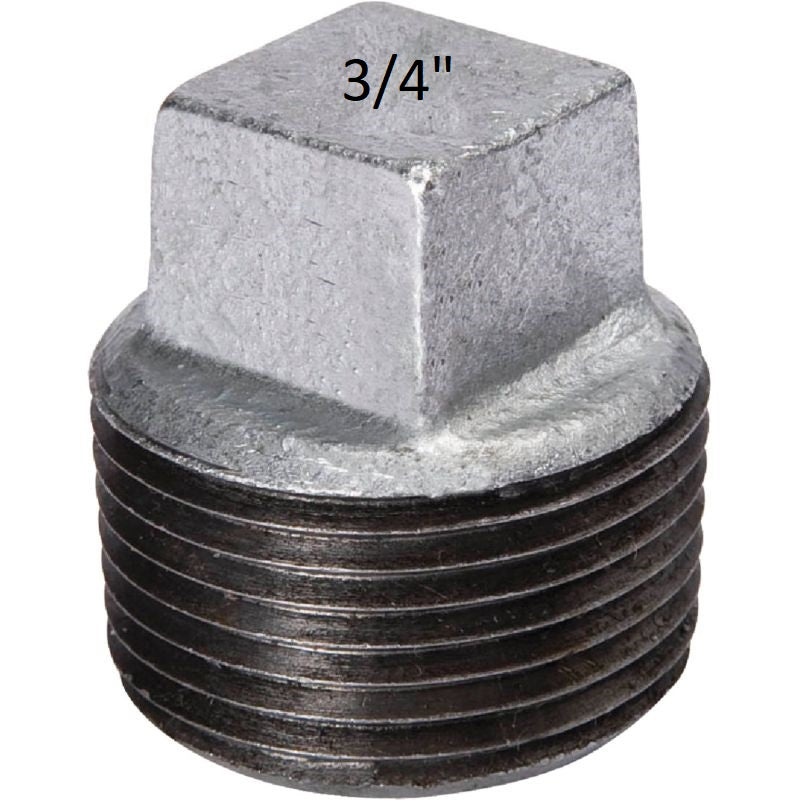 3/4"" Galvanized Plug  -  [ XXX GAL PLUG 3/4 ]