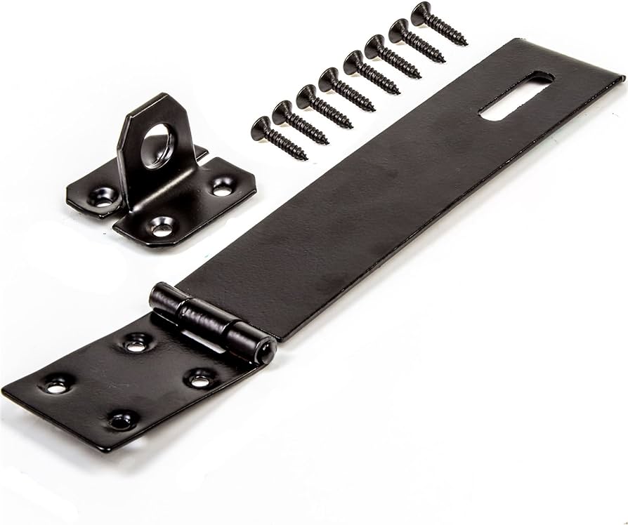 6" Heavy Duty Hasps and Staple  -  [ XXX HD HASP STAPLE 6 ]