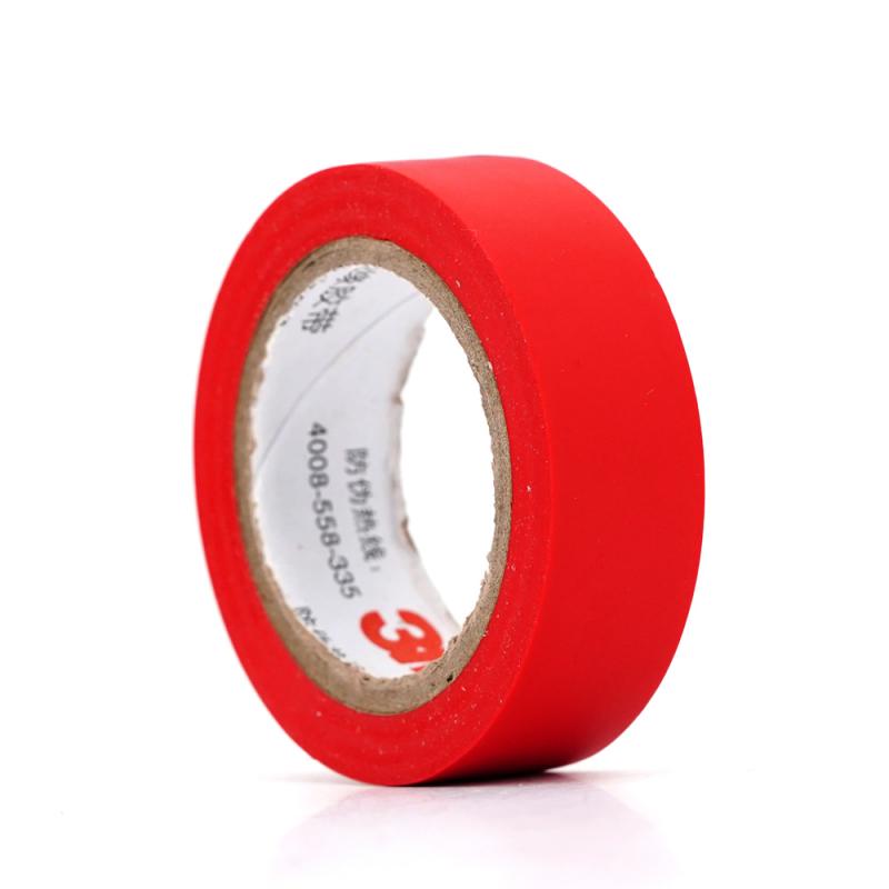 Roll of RED Electrical Tape (3M)  -  [ X3M ELEC TAPE RED ]