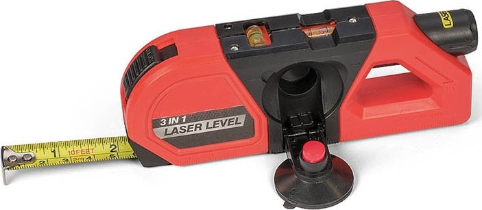 TAPE MEASURE WITH LASER AND LEVER  - INTER-BEN [ INT 012037 ]